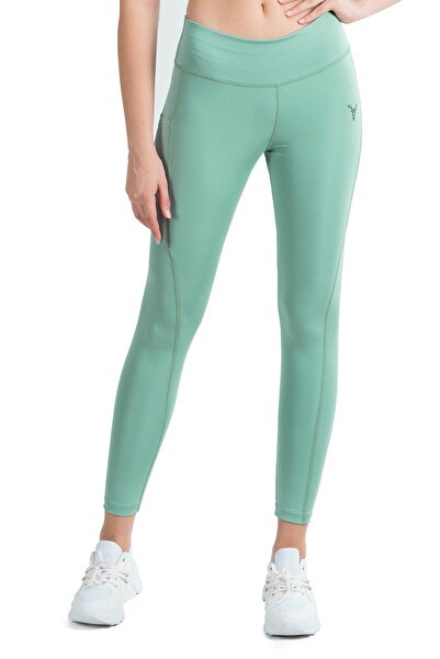 cervus Çift Cepli Yüksek Bel Esnek ve Toparlayıcı Spor Tayt