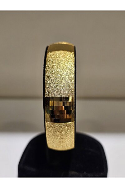 imitasyon dünyası 22 Ayar Altın Kaplama Küp Kesme Model Bilezik 1 Adet 1.5 Cm Eninde