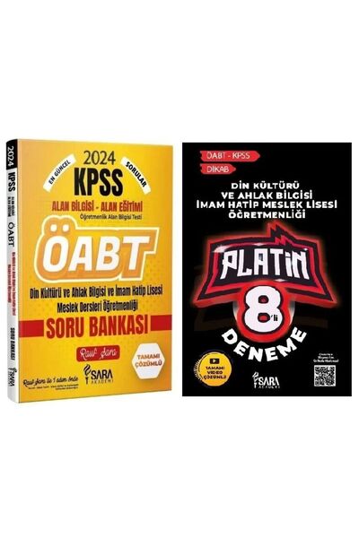 Şara Akademi Öabt Din Kültürü Soru 8 Deneme 2 Li Set - Rauf Şara