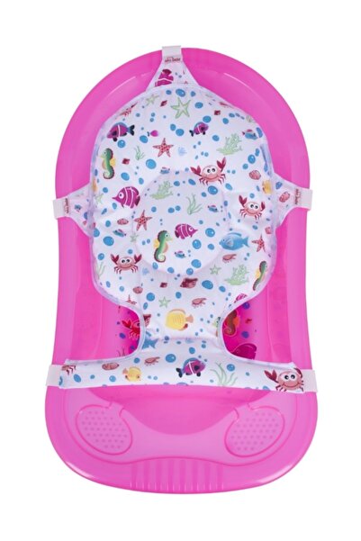 Sevi Bebe Desenli Çok Fonksiyonlu Bebek Yıkama Filesi&minderi - Akvaryum Desen