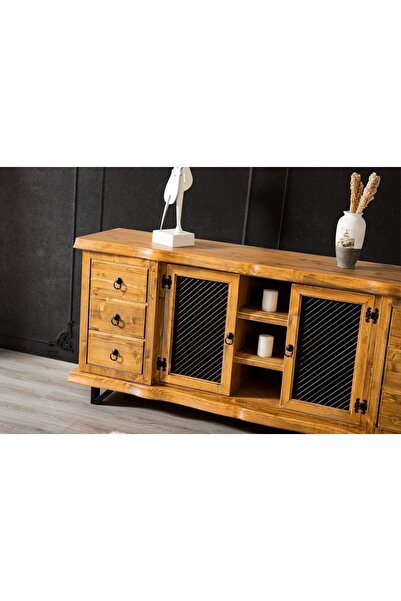 Prusa Dekor Pronto Konsol Doğal Ladin Ahşap