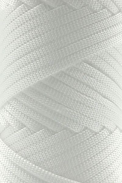 SENSY 200g Premium Polyester Ribbon - White Macrame Thread