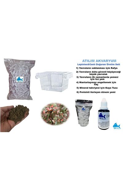 Atılım Akvaryum Production Kit for Live Born and Guppy - Who You Need Package Boyhood Etc.