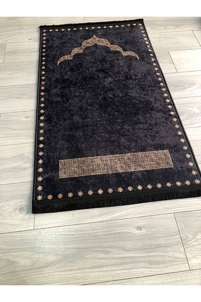 YTR HOME Non-Slip Base Machine Washable Digital Printed Prayer Rug 70x120cm
