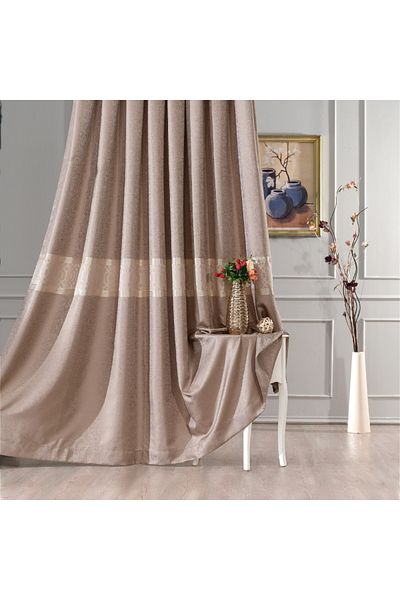 Solinas Collection Κουρτίνα με πανό βιζόν 1 X 3 παχιά στοίβα - Μονόφυλλο