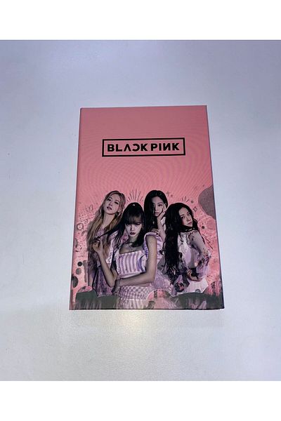 GC GÖKHAN CLUB Black and Pink Design Notebook