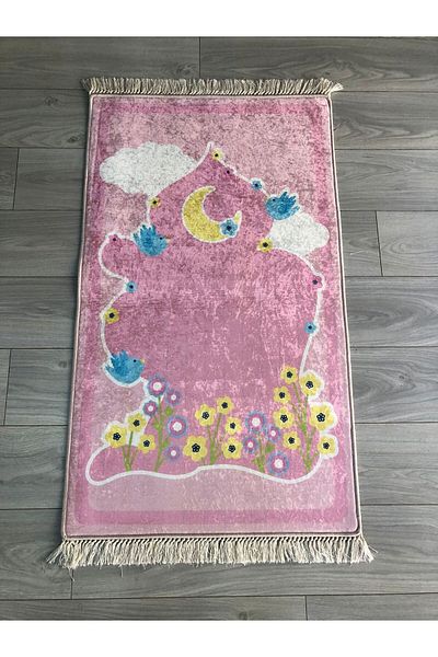 YTR HOME Covor de rugăciune imprimat digital, lavabil la mașină cu bază anti-alunecare, 70x120cm