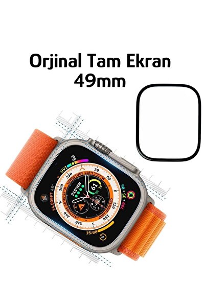 Shinytech Apple Watch Ultra 49mm Uyumlu Akıllı Saat Ekran Koruyucu Şeffaf