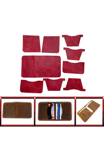 AiryFooT Ready Cut Piece Leather for Koza Leather Wallet - DIY Hobby