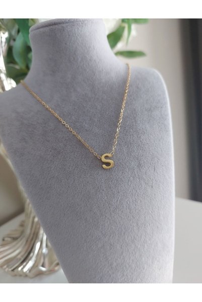 Atölye Eliz 316 Surgical Steel Letter Necklace - S
