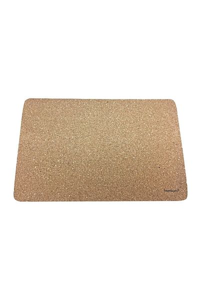 ASYA BAZAAR Ikram World Bambum Red Cork Placemat Rectangular