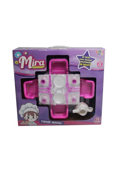 Genel Markalar King Engin Oyuncak Mutlu Evim 24 Parça Yemek Masası