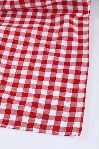homease Large Square Patterned Gingham Table - Tableware and Picnic Mat