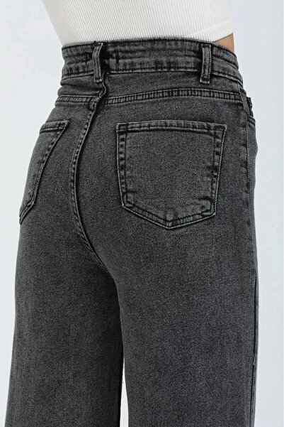 BROSERER Smoked Power Lycra - Blugi largi cu talie super înaltă Pantaloni Palazzo