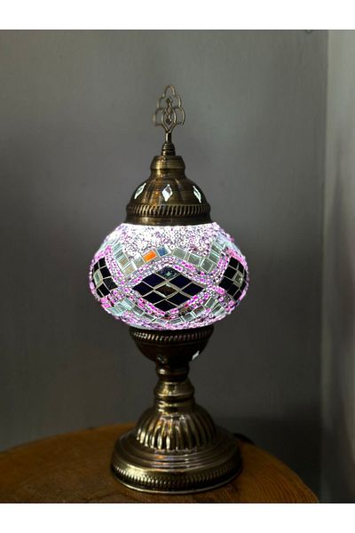 CYL Mosaic Patterned Authentic Dress - Lampshade and Light Bulb Gift