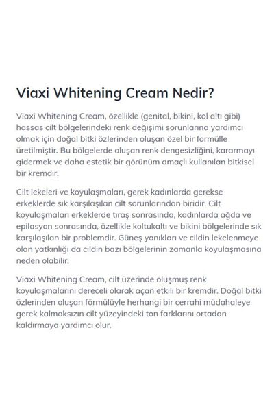 Viaxi Special Area Brightening Cream 50 ml