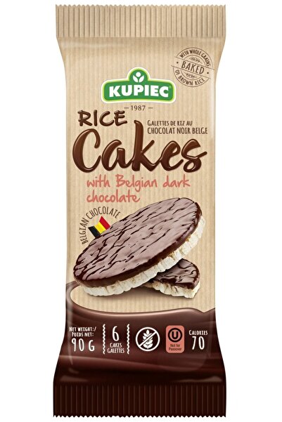 Kupiec Bitter Belçika Çikolatalı Pirinç Patlağı 90 G