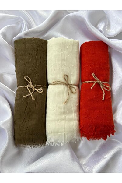 Organic Scarfs LÜX BAMBU KRAŞ 3’Lü ser