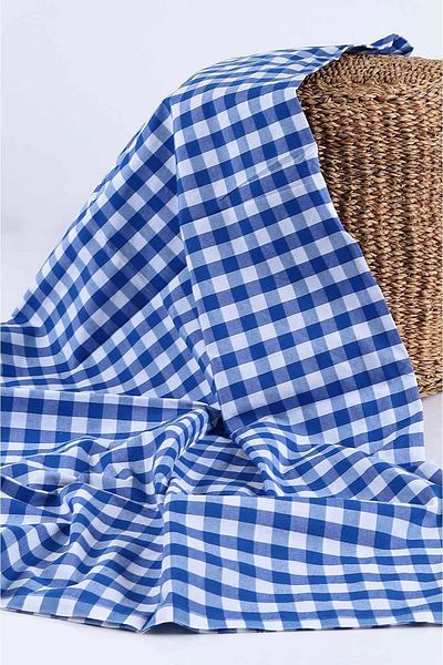 homease Masă cu model pătrat mare Gingham - Veselă și cârpă de picnic