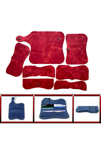 AiryFooT Sofia Cüzdan Kendin Yap Hazır Kesim Parça Deri