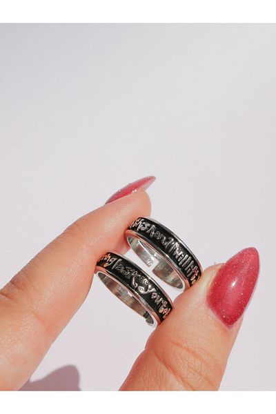 Reorah Collection Emily and Victor Couple Ring - Dead Bride Corpse Bride Couple Rings