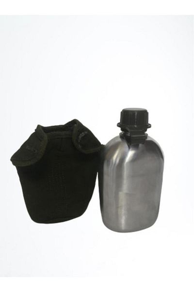 Donatım Aluminum Military Flask with Case
