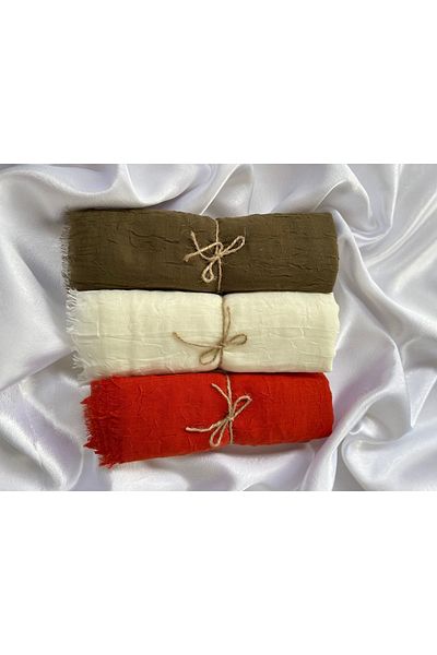 Organic Scarfs Σειρά 3 τεμαχίων LUXURY BAMBOO KRAŞ