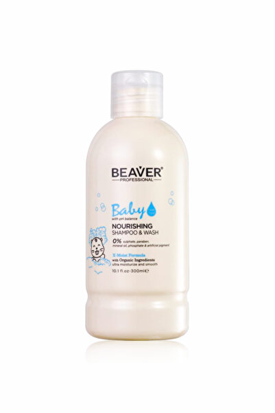 Beaver Bebek Ve Çocuk Saç & Vücut Şampuanı 300ml | %100 Doğal, Göz Yakmayan, Sls-paraben Içermez
