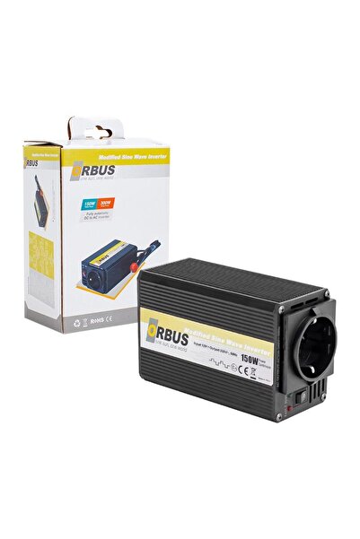ORBUS İNVERTÖR ORBUS 12 VOLT 150 WATT MODİFİYE SİNÜS