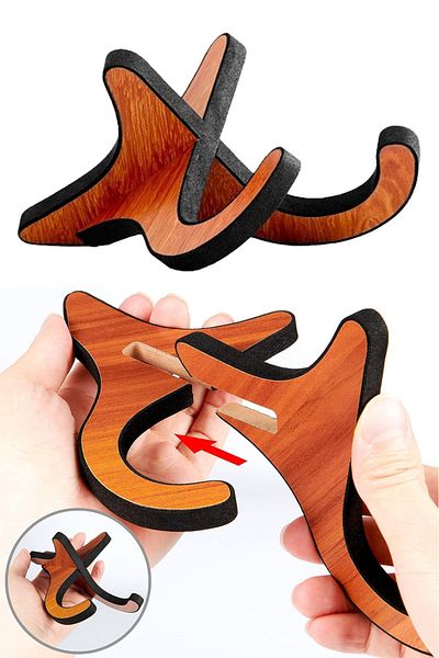 Midex Klb-17 Wooden Kalimba - Stand and Stand