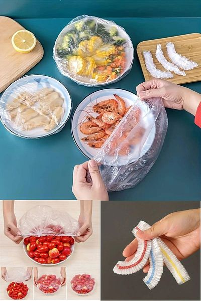 MİS KİTCHEN 200 Pieces Freshness Preserving Pot and Plate Cap