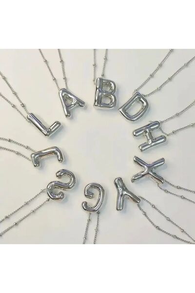 Terca BALON PÜRÜZSÜZ 29 MEKTUPLAR KOLYE A HARFİ