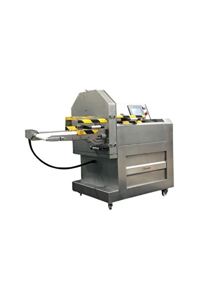 Turuncu Mekatronik Endüstriyel Konveyörlü Otomatik Ekranlı Kaşar Sucuk Pastır...