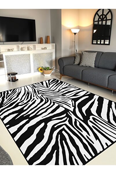 YTR HOME Dijital Baskı Yıkanabilir Kaymaz Taban Dekoratif Salon Mutfak Halısı...