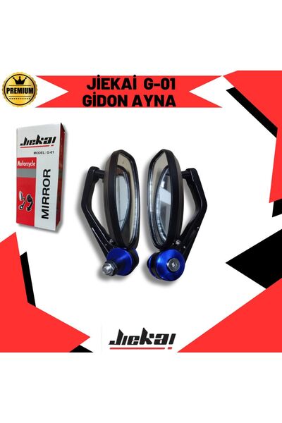 JİEKAİ Gidon Aynası Mavi Üniversal Yan Ayna Motosiklet Gidon Aynası (MAVİ) *G-01