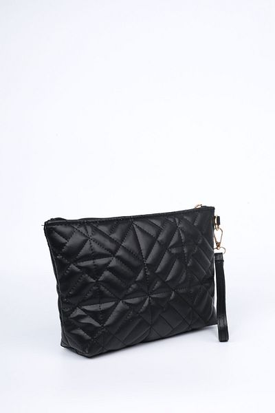 Bagfoni Geometric Pattern Travel Makeup Bag - Beach Clutch Organizer