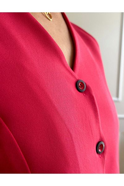 nidistore Women's Candy Pink Short Vest