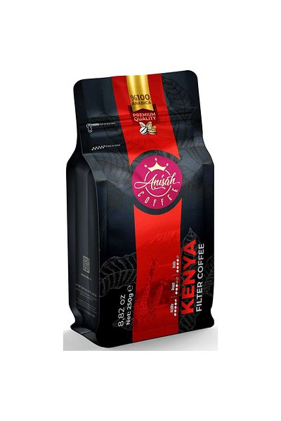Anisah Coffee Anışah Kenya Medium Roasted Filter Coffee - Ground 250 Gr