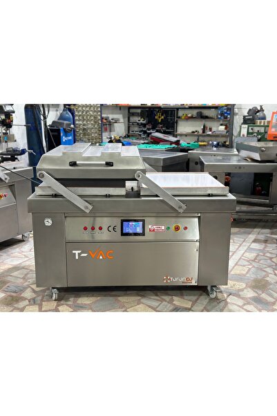 Turuncu Mekatronik T-vac Y 700 Yatay Vakum Makinesi Double Chamber Et Vakum M...