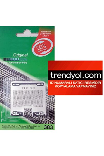 OEM Braun 5381 Sieve Braun 5383 Sieve Braun 5550 Sieve Braun 8008 Sieve Braun 383 Sieve Braun Pendik