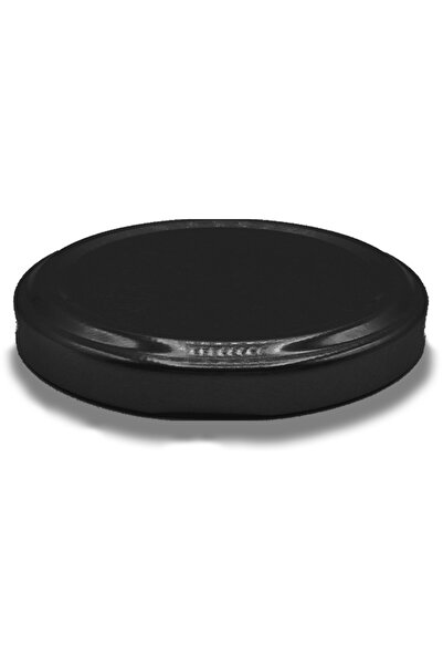 Afracam 82 mm Metal Konserve Kapağı Siyah 82 pp Kavanoz Kapak 10 Adet
