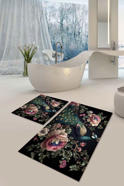 YTR HOME Неплъзгаща се основа, миеща се и устойчива на петна от прах Комплект...