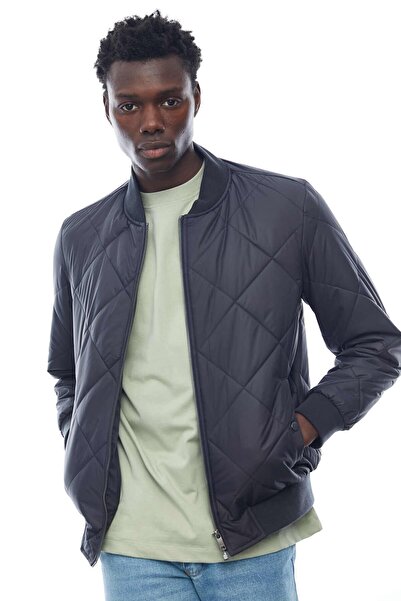 PAULMARK Ανδρικό πλεκτό Bomber Jacket - M1017