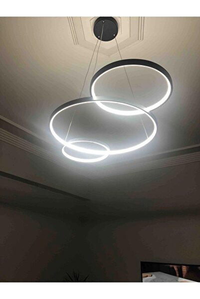 Pera Led Sarkıt Avize 3 Renk Işık - Olimpia 90x50 Cm