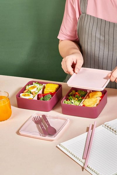 SİHİRLİ AYAKLAR Set of 2 Lunch Box and School Lunch Box - Diet Container