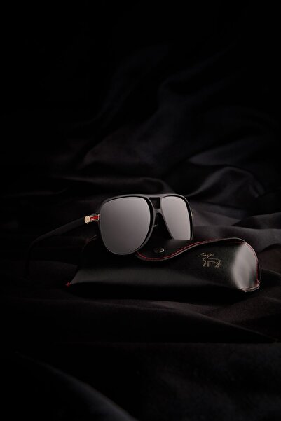 Eyesofia Lizbon Polarize Yüksek Kalite Kemik Siyah Unisex Güneş Gözlüğü