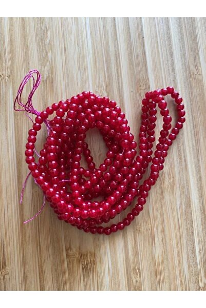 Nazarone Mărgele de perle din plastic de 4 mm 2 șuvițe. Aproximativ 400 buc. ...