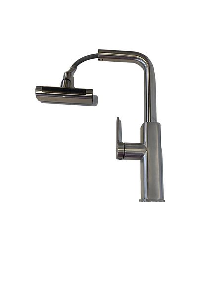 FLEKO BATARYA Fleko Lora 4-Function Spiral Anthracite Sink Faucet
