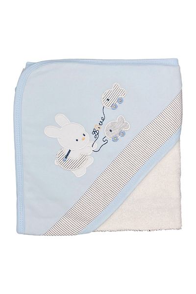 Sebi Fisherman Rabbit Baby Bath - Towel 9879