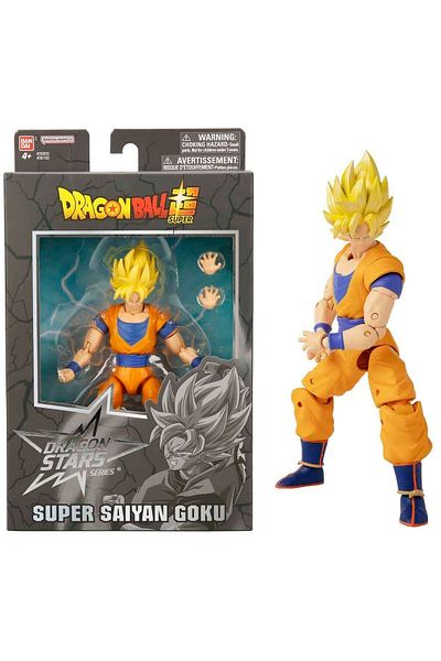 BANDAI Dragon Ball Stars - Super Saiyan Goku Articulated Figure